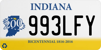 IN license plate 993LFY