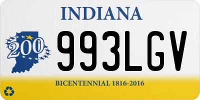 IN license plate 993LGV