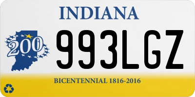 IN license plate 993LGZ