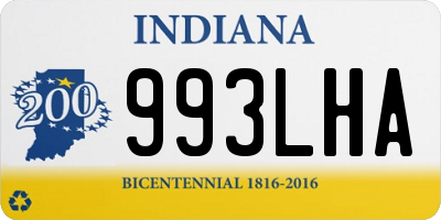 IN license plate 993LHA