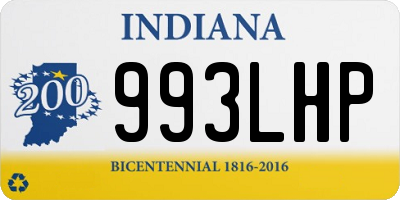 IN license plate 993LHP