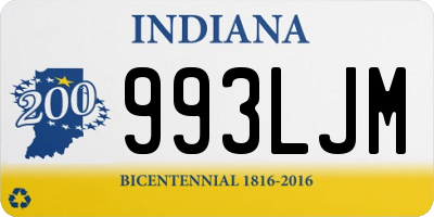 IN license plate 993LJM