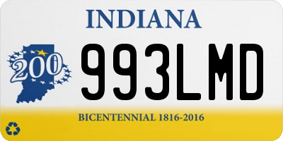 IN license plate 993LMD