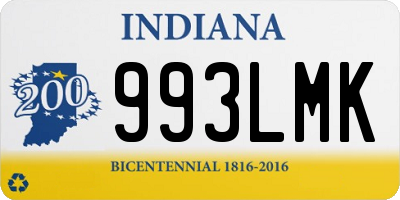 IN license plate 993LMK
