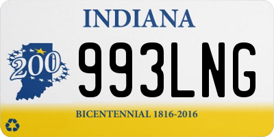 IN license plate 993LNG