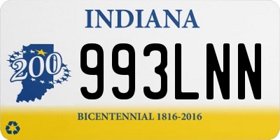 IN license plate 993LNN