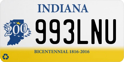 IN license plate 993LNU