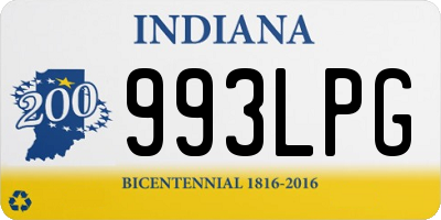 IN license plate 993LPG