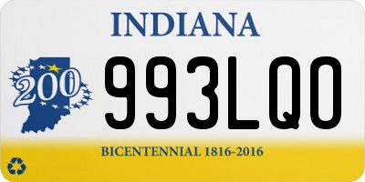 IN license plate 993LQO