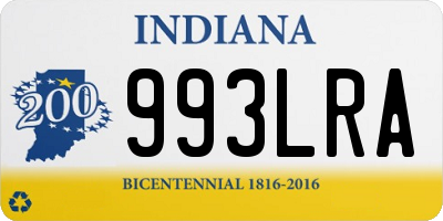 IN license plate 993LRA