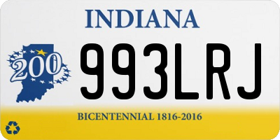 IN license plate 993LRJ