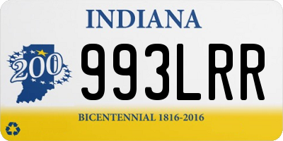 IN license plate 993LRR