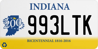 IN license plate 993LTK