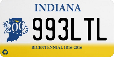 IN license plate 993LTL