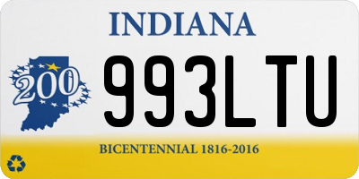 IN license plate 993LTU