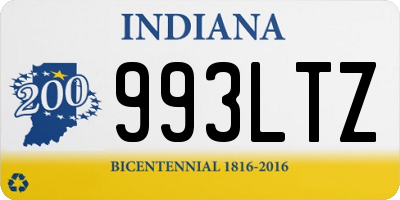 IN license plate 993LTZ