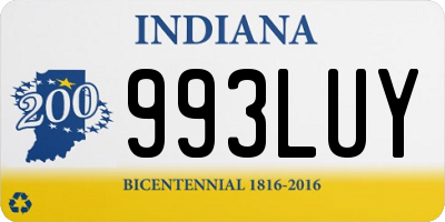 IN license plate 993LUY