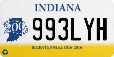 IN license plate 993LYH