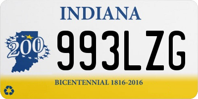 IN license plate 993LZG