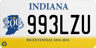 IN license plate 993LZU