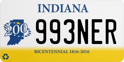 IN license plate 993NER