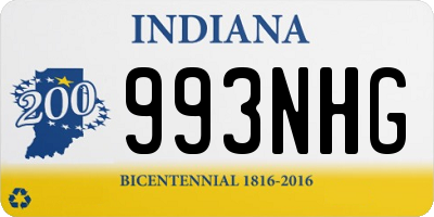 IN license plate 993NHG