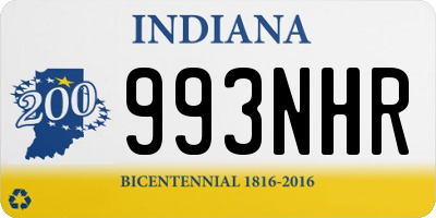 IN license plate 993NHR