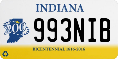 IN license plate 993NIB