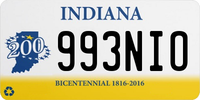 IN license plate 993NIO