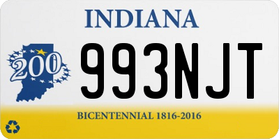 IN license plate 993NJT