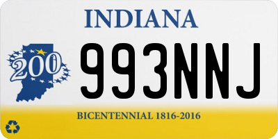 IN license plate 993NNJ
