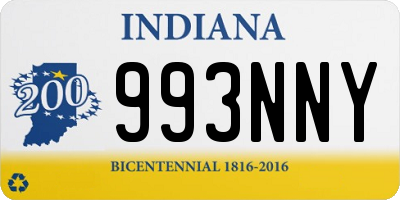 IN license plate 993NNY