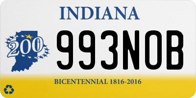 IN license plate 993NOB