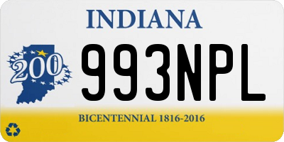 IN license plate 993NPL