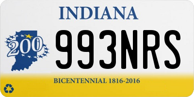 IN license plate 993NRS