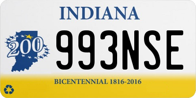 IN license plate 993NSE