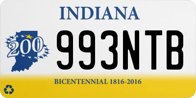 IN license plate 993NTB