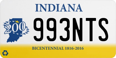 IN license plate 993NTS