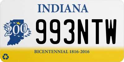 IN license plate 993NTW