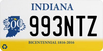 IN license plate 993NTZ