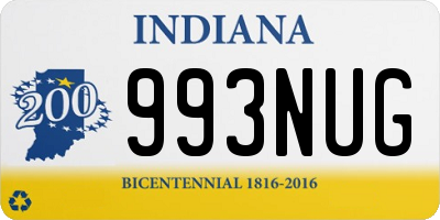 IN license plate 993NUG
