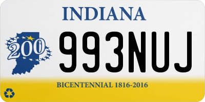 IN license plate 993NUJ