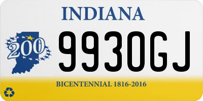 IN license plate 993OGJ