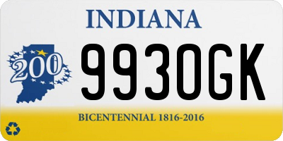 IN license plate 993OGK