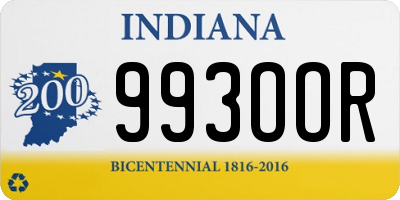 IN license plate 993OOR