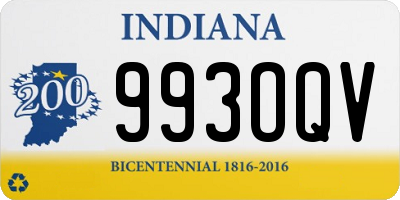 IN license plate 993OQV