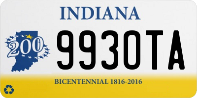 IN license plate 993OTA