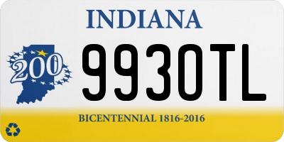 IN license plate 993OTL