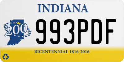 IN license plate 993PDF