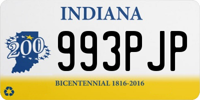 IN license plate 993PJP